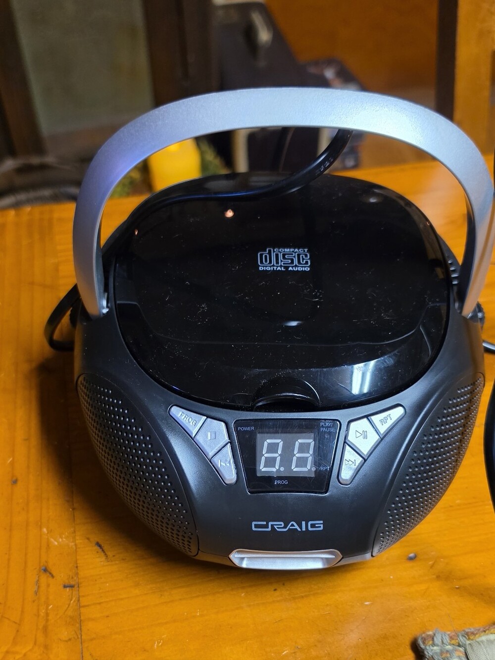 Craig Portable CD6925 Player Boombox - Black